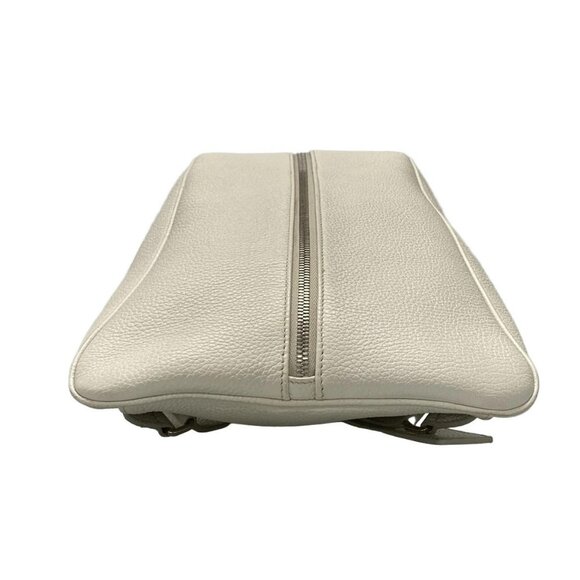 Auth PRADA - 2VZ099 Talco (Ivory) Vittello Dino leather Backpack - Picture 7 of 16